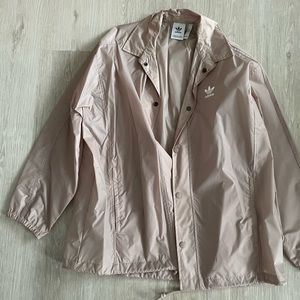 Once worn adidas pink rain/active jacket.